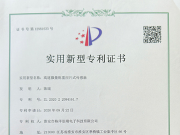 高速微量称重应片式传感器